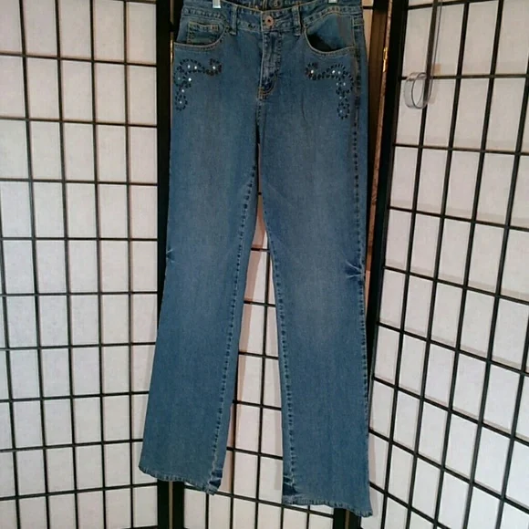 Ethyl Classic embellished jeans - Picture 1 of 6